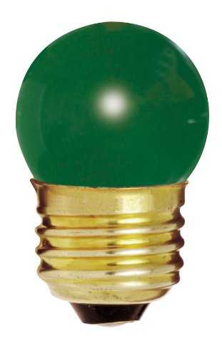 Satco, CERAMIC GREEN LAMP 7-1/2S/CG