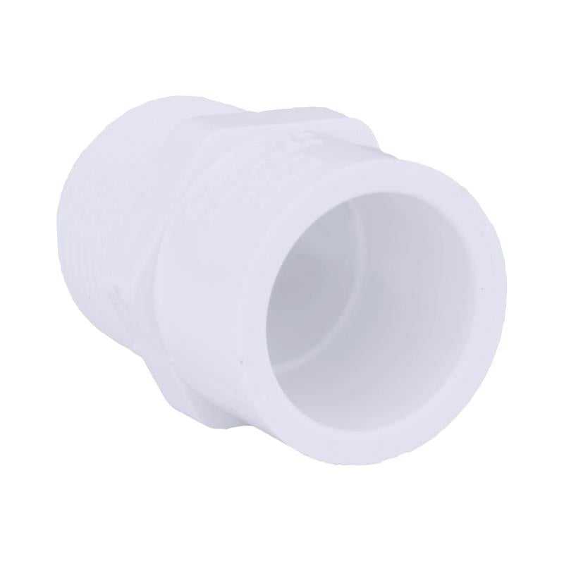 CHARLOTTE PIPE & FOUNDRY CO, Charlotte Pipe Schedule 40 3/4 in. MPT x 1/2 in. Dia. Slip PVC Pipe Adapter (Pack of 25)